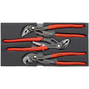 KNIPEX（クニペックス）002001V03 ウォーターポンププライヤーセット ウレタントレイ入