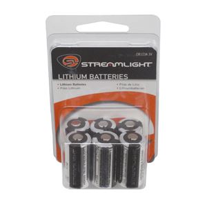 STREAMLIGHT（ストリームライト） 85180 CR123Aリチウム電池 6ケ