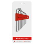 PB SWISS TOOLS 2210H-10CN ショートヘッド六角棒レンチセット
