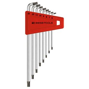PB SWISS TOOLS 2411H／6-25 ショートヘッドL型ヘクスローブセット（パックナシ）