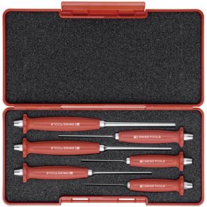 PB SWISS TOOLS 758SET ハンドル付平行ピンポンチ BOXセット