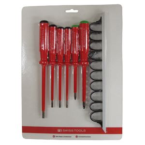 PB SWISS TOOLS 5563CN エレクトロ絶縁ドライバーセット ホルダー付 商品画像