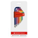 PB SWISS TOOLS 212H-10RBCN ボール付レインボーレンチセット
