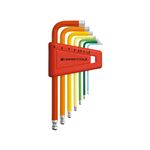 PB SWISS TOOLS 212H-6RB ボール付レインボーレンチセット（パックナシ）