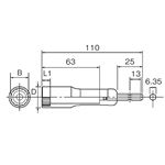 Panasonic（パナソニック） EZ9HS108 ヘグザゴンソケット（深穴タイプ） 24MM