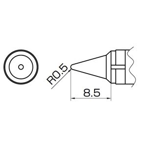 白光 T10-B2 938用こて先（0.5B型）