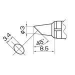 白光 T10-BC3 938用こて先（3BC型）