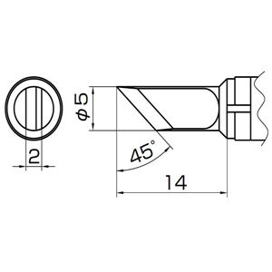 白光 T10-K 938用こて先（K型）