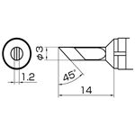 白光 T10-KU 938用こて先（KU型）