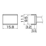 白光 T12-1004 こて先／SOP9.5X15.8