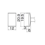 白光 T12-1010 こて先／SOP19.5X12（IN-344）
