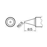 白光 T14-B2 957用こて先／0.5B型