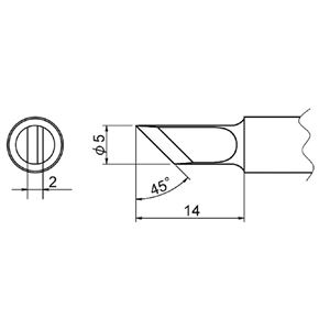 白光 T20-K FX-838用こて先 K型