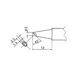 白光 T20-BCM2 FX-838用こて先 2BC型くぼみ付