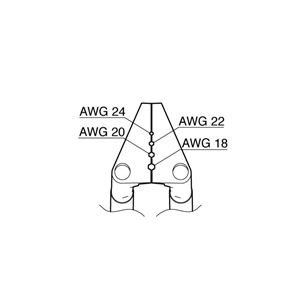 白光 G2-1602 ベント型ブレード AWG18-24用