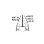 白光 G2-1603 ベント型ブレード AWG26-36用