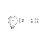 白光 A1135B ノズル／PLCC 17.5X17.5MM