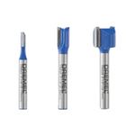 DREMEL（ドレメル） TR750 Trioストレートルータービットキット