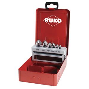 RUKO(ルコ) 102319 6PC カウンターシンクセット (スチールケース入り) 商品写真1