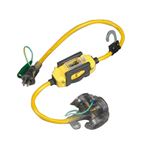 ハタヤリミテッド BFX-013K 延長コード 0.7M 漏電遮断器付