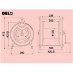 ハタヤリミテッド GEL-20 ガスリール （20M）