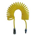 ヤマトエンジニアリング YCU-10C カプラ-付ウレタンコイルホ-ス（10M）