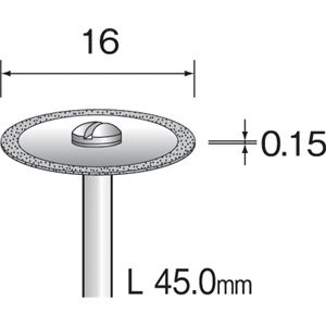 ミニター MC1111 （#A5111）ダイヤモンドディスク 16X2.34（1コ）