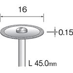 ミニター MC1111 （#A5111）ダイヤモンドディスク 16X2.34（1コ）