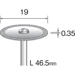 ミニター MC1117 （#A5134）ダイヤモンドディスク 19X2.34（1コ）