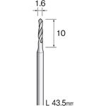 ミニター KA1122 （#B5513）ツイストドリル ハイス 1.6 （10コ）