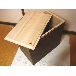 桐の米びつ/ライスストッカー 【30kg用/焼桐】 泉州留河 日本製 桐の米びつ/ライスストッカー 【30kg用/焼桐】 泉州留河 日本製