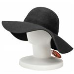 SCALA キャペリン フェルト ハット レディース HAT Black（黒） フリーサイズ