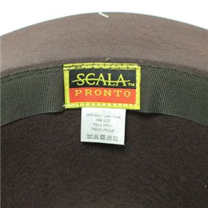 SCALA キャペリン フェルト ハット レディース HAT Black(黒) フリーサイズ 商品写真2