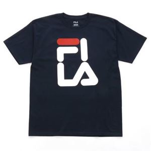 FILA FI OVER LA TEE Tシャツ 412 navy サイズ：S