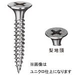 【1000本入】 軽天・内装工事用 ビス/ネジ 【ユニクロ型 3.0×20mm】 スチール製 ラッパ頭 ヤマヒロ 〔建築 工事 工具〕 K0C