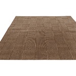 フリーカットができる 抗菌・防臭カーペット/絨毯 【江戸間8畳 352×352cm】 ブラウン 平織り 『チェックモア』