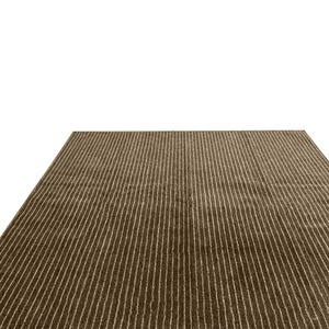 フリーカットができるカーペット 江戸間2畳（176×176cm） ブラウン 平織りカーペット ラグ マット フィール