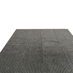 フリーカットができる ループカーペット/絨毯 【江戸間3畳 176×261cm/グレー】 オールシーズン対応 平織り 『フィール』