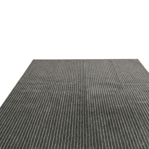 フリーカットができる ループカーペット/絨毯 【江戸間6畳 261×352cm/グレー】 オールシーズン対応 平織り 『フィール』