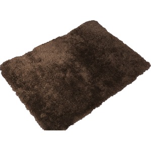おしゃれで触り心地のいいシャギーマット 45×65cm ブラウン シャギーマット 玄関マット キッチンマット シャギー
