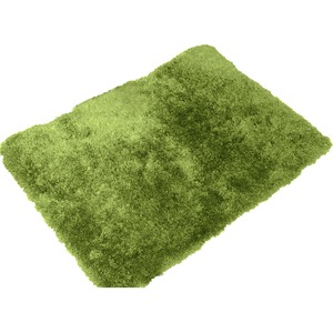 おしゃれで触り心地のいいシャギーマット 55×85cm グリーン シャギーマット 玄関マット キッチンマット シャギー