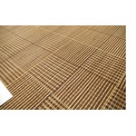 クッション入り竹ラグ 230×320cm 2畳 ブラウン ウレタン8mm 丸巻 竹 バンブー ラグマット バンブーラグ ブロット