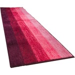 踏み心地のいいカラフルキッチンマット/玄関マット 【45×240cm/ピンク】 すべり止め付き 洗える 吸水 『グラデーション』