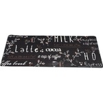 キッチンマット キッチン マット 台所 汚れに強い PVC キッチンマット カップ 50x80cm ブラック