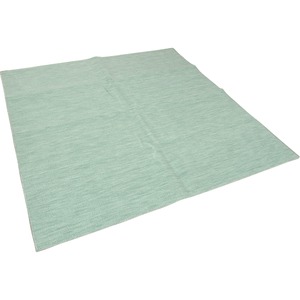 カーペット ラグ 平織 抗菌 ペットの爪が引っかかりにくい レベルカット / 本間 8畳 382×382cm グリーン 日本製 ソレイユ