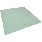 カーペット ラグ 平織 抗菌 ペットの爪が引っかかりにくい レベルカット / 本間 8畳 382×382cm グリーン 日本製 ソレイユ