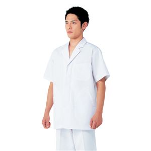 workfriend 調理用白衣男子衿付半袖 SKA312 Sサイズ 商品画像