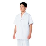 workfriend 調理用白衣男子衿付半袖 SKA312 Sサイズ