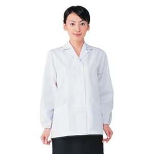 workfriend 調理用白衣女子衿付長袖 SKA335 Sサイズ 商品画像