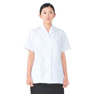 workfriend 調理用白衣女子衿付半袖 SKA337 Sサイズ 商品画像